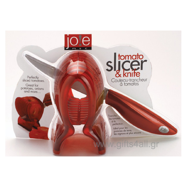 Joie Tomato Slicer and Knife Set - Perfectly Sliced Tomatoes Every